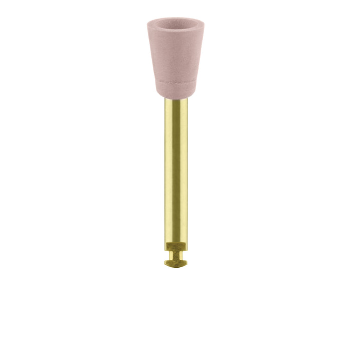 Polisher, Pink, Cup, 6mm Ø, Highly-Filled Composites, Smoothing, RA - 9768M-060-RA-P - Avtec Dental