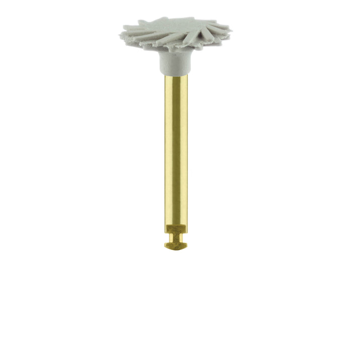 Polisher, Beige, Twist Composite, 10mm Ø, High Shine Polishing, RA - 9769F-100-RA - Avtec Dental