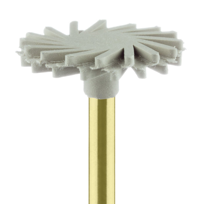 Polisher, Beige, Twist Composite, 14mm Ø, High Shine Polishing, RA - 9769F-140-RA - Avtec Dental