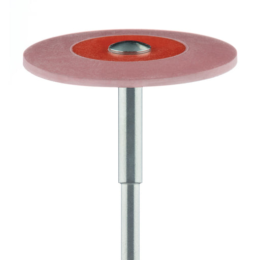 Polisher, Diamond Impregnated, For Porcelain, Red / Orange, Knife Edge, 26mm Ø, High Shine Polishing (Fine), HP - 9770F-260-HP-R / O - Avtec Dental