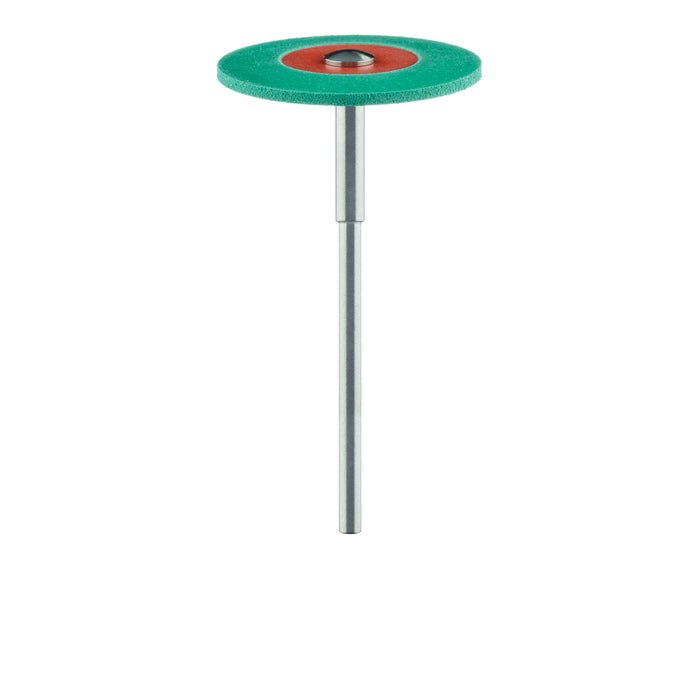Polisher, Diamond Impregnated, For Porcelain, Green / Orange, Knife Edge, 26mm Ø, Pre-Polishing (Coarse), HP - 9770G-260-HP-GR / O - Avtec Dental