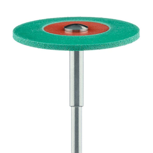 Polisher, Diamond Impregnated, For Porcelain, Green / Orange, Knife Edge, 26mm Ø, Pre-Polishing (Coarse), HP - 9770G-260-HP-GR / O - Avtec Dental