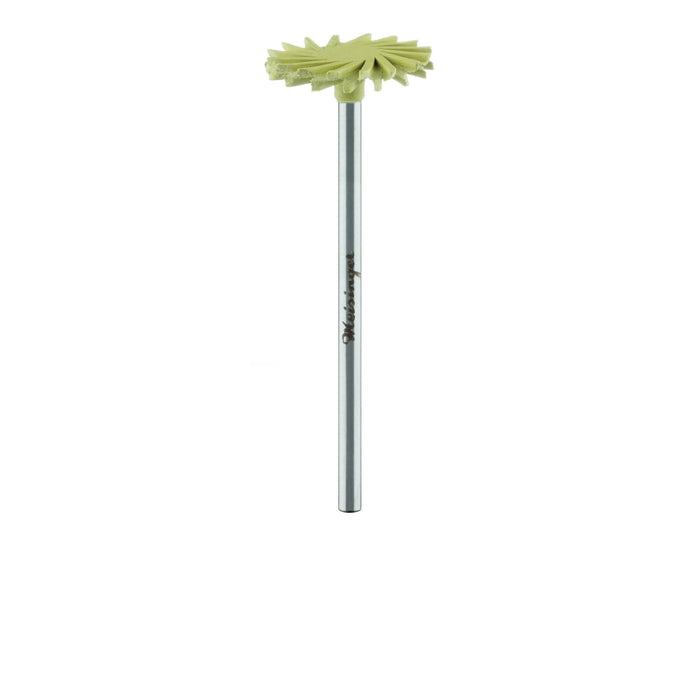 Polisher, Diamond Impregnated, For Porcelain, Yellow, Twist, 17mm Ø, Mirror Finish Polishing (Extra Fine), HP - 9771C-170-HP - Avtec Dental