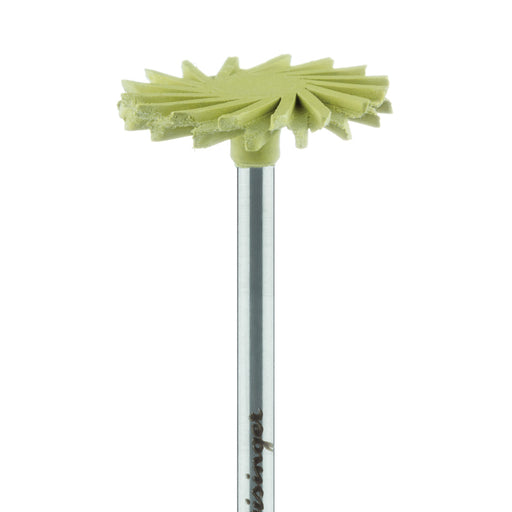 Polisher, Diamond Impregnated, For Porcelain, Yellow, Twist, 17mm Ø, Mirror Finish Polishing (Extra Fine), HP - 9771C-170-HP - Avtec Dental