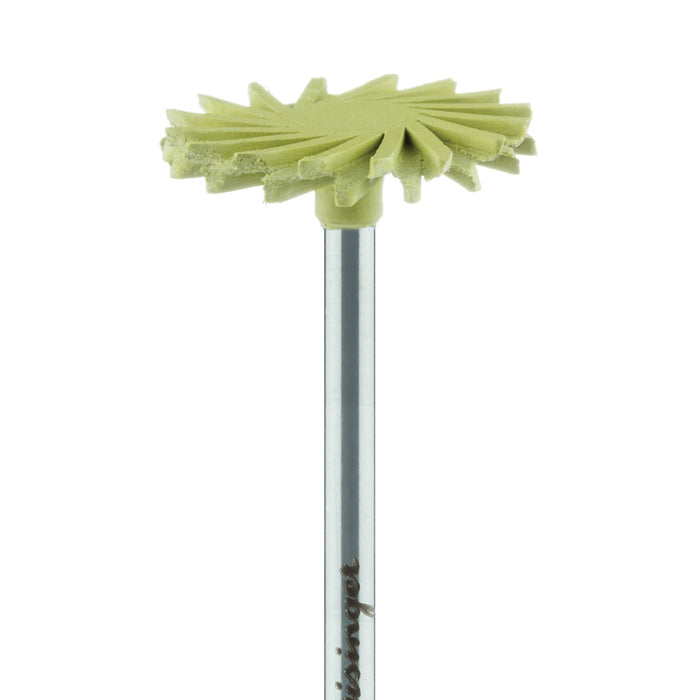 Polisher, Diamond Impregnated, For Porcelain, Yellow, Twist, 17mm Ø, Mirror Finish Polishing (Extra Fine), HP - 9771C-170-HP - Avtec Dental