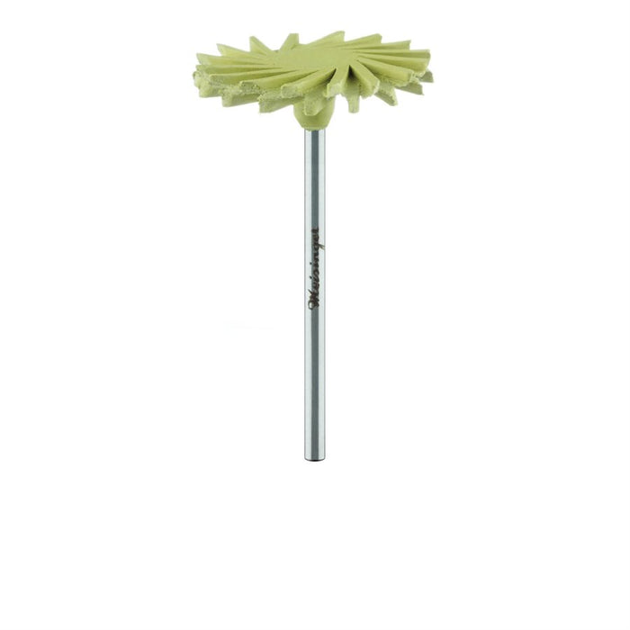 Polisher, Diamond Impregnated, For Porcelain, Yellow, Twist, 26mm Ø, Mirror Finish Polishing (Extra Fine), HP - 9771C-260-HP - Avtec Dental