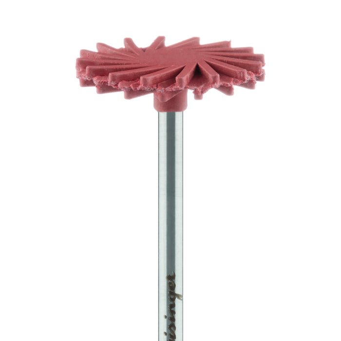 Polisher, Diamond Impregnated, For Porcelain, Red, Twist, 17mm Ø, High Shine Polishing (Fine), HP - 9771F-170-HP - Avtec Dental