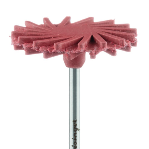 Polisher, Diamond Impregnated, For Porcelain, Red, Twist, 26mm Ø, High Shine Polishing (Fine), HP - 9771F-260-HP - Avtec Dental