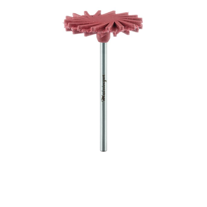 Polisher, Diamond Impregnated, For Porcelain, Red, Twist, 26mm Ø, High Shine Polishing (Fine), HP - 9771F-260-HP - Avtec Dental