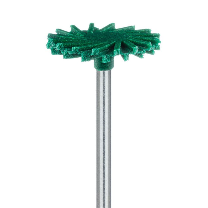 Polisher, Diamond Impregnated, For Porcelain, Green, Twist Polisher, 17mm Ø, Pre-Polishing (Coarse), HP - 9771G-170-HP - Avtec Dental