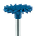 Polisher, Diamond Impregnated, For Porcelain, Blue, Twist, 14mm Ø, Polishing (Medium), RA - 9771M-140-RA - Avtec Dental