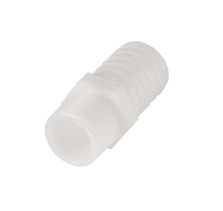 1/2" MPT x 3/4" Barb Adapter, Plastic - DCI 0978