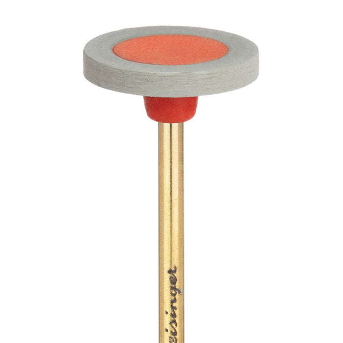 Polisher, For Acrylics, Grey / Orange, Wheel, 14.5mm Ø, HP - 9792-145-HP - Avtec Dental