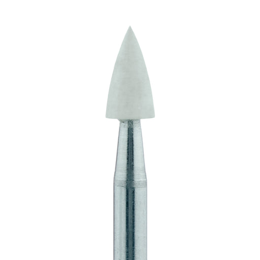 Polisher, Prophylaxis, White, Point, 3mm Ø, Extra Fine, RA - 9991C-030-RA-WH - Avtec Dental