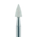Polisher, Prophylaxis, White, Point, 3mm Ø, Extra Fine, RA - 9991C-030-RA-WH - Avtec Dental