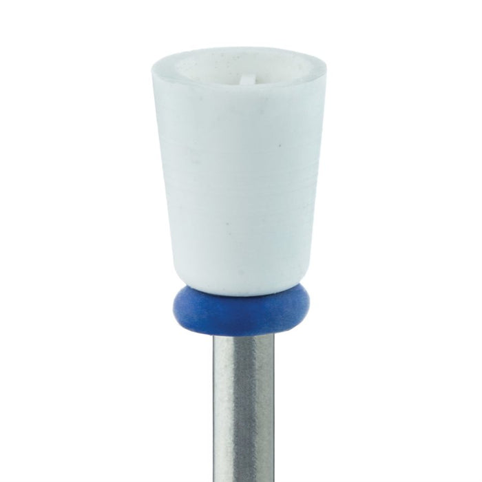 Polisher, Prophylaxis, White, Cup, 6.5mm Ø, Extra Fine, RA - 9995C-065-RA - Avtec Dental