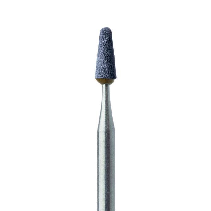 Abrasive, Blue, Tapered Round End, 2.5mm Ø, Medium, HP - B649R-025-HP-BL - Avtec Dental
