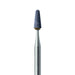 Abrasive, Blue, Tapered Round End, 2.5mm Ø, Medium, HP - B649R-025-HP-BL - Avtec Dental