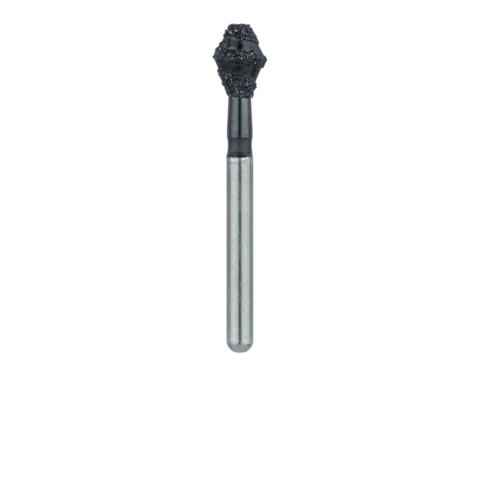 Black Cobra Diamond Bur, Barrel, 3.3mm Ø, Super Coarse, FG - B811-033-FG - Avtec Dental