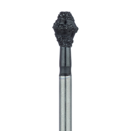 Black Cobra Diamond Bur, Barrel, 3.3mm Ø, Super Coarse, FG - B811-033-FG - Avtec Dental