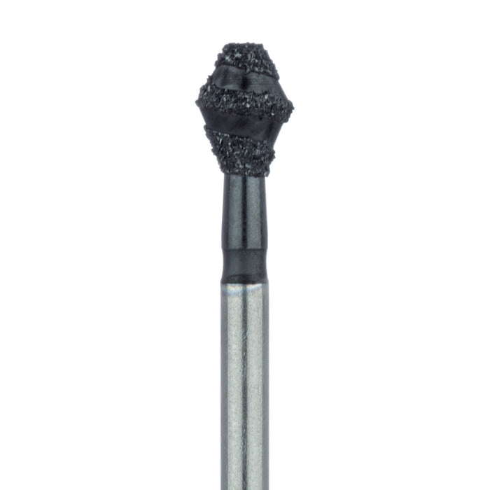 Black Cobra Diamond Bur, Barrel, 3.3mm Ø, Super Coarse, FG - B811-033-FG - Avtec Dental