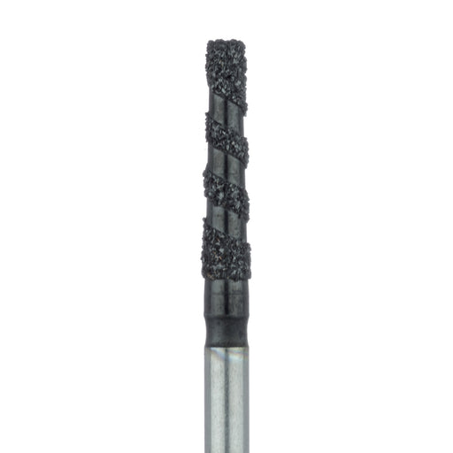 Black Cobra Diamond Bur, Flat End Taper, 1.8mm Ø, Super Coarse, FG - B847-018-FG - Avtec Dental