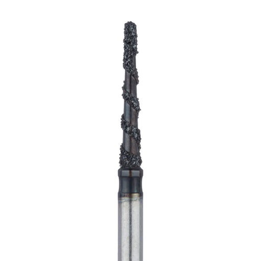 Black Cobra Diamond Bur, Round End Taper, 1.4mm Ø, Super Coarse, FG - B850-014-FG - Avtec Dental