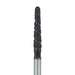 Black Cobra Diamond Bur, Round End Taper, 1.6mm Ø, Super Coarse, FG - B850-016-FG - Avtec Dental