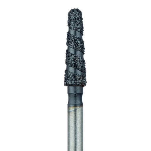 Black Cobra Diamond Bur, Round End Taper, 2.3mm Ø, Super Coarse, FG - B855-023-FG - Avtec Dental