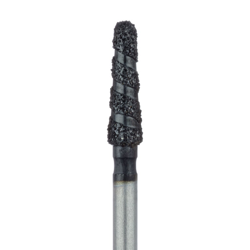Black Cobra Diamond Bur, Round End Taper, 2.1mm Ø, Super Coarse, FG - B855-021-FG - Avtec Dental