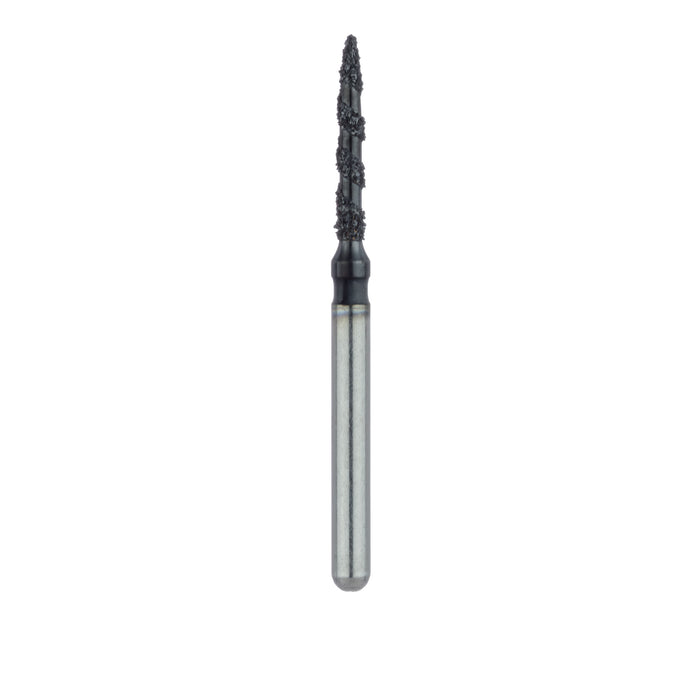 Black Cobra Diamond Bur, Flame, 1.2mm Ø, Super Coarse, FG - B862-012-FG - Avtec Dental
