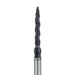 Black Cobra Diamond Bur, Flame, 1.2mm Ø, Super Coarse, FG - B862-012-FG - Avtec Dental