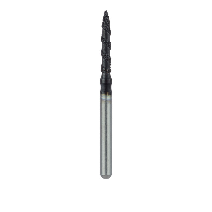 Black Cobra Diamond Bur, Flame, 1.4mm Ø, Super Coarse, FG - B862-014-FG - Avtec Dental