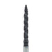 Black Cobra Diamond Bur, Thin Flame, 1.4mm Ø, Super Coarse, FG - B863-014-FG - Avtec Dental