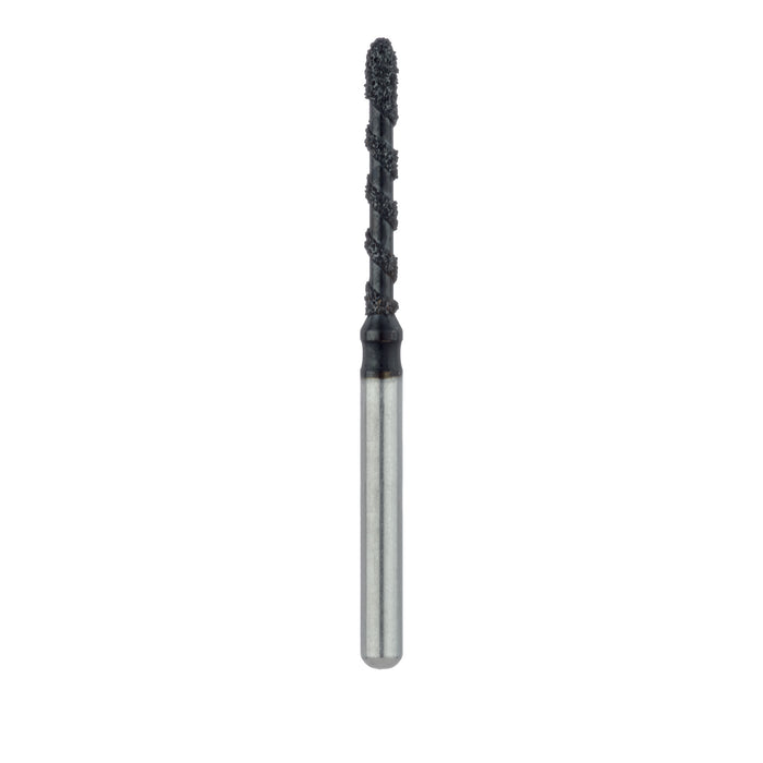 Black Cobra Diamond Bur, Straight Bevel Tip, 1.2mm Ø, Super Coarse, FG  - B869-012-FG - Avtec Dental