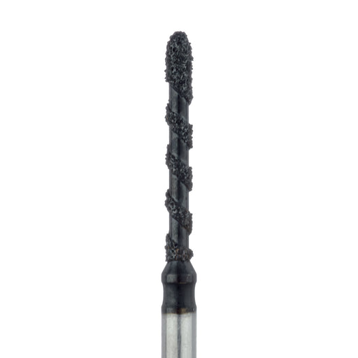 Black Cobra Diamond Bur, Straight Bevel Tip, 1.2mm Ø, Super Coarse, FG  - B869-012-FG - Avtec Dental