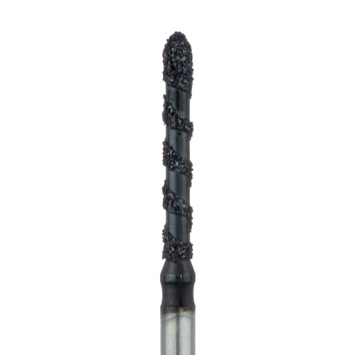Black Cobra Diamond Bur, Straight Bevel Tip, 1.4mm Ø, Super Coarse, FG - B869-014-FG - Avtec Dental