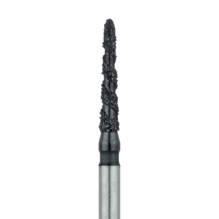 Black Cobra Diamond Bur, Modified Chamfer, 1.4mm Ø, Super Coarse, FG - B878-014-FG - Avtec Dental