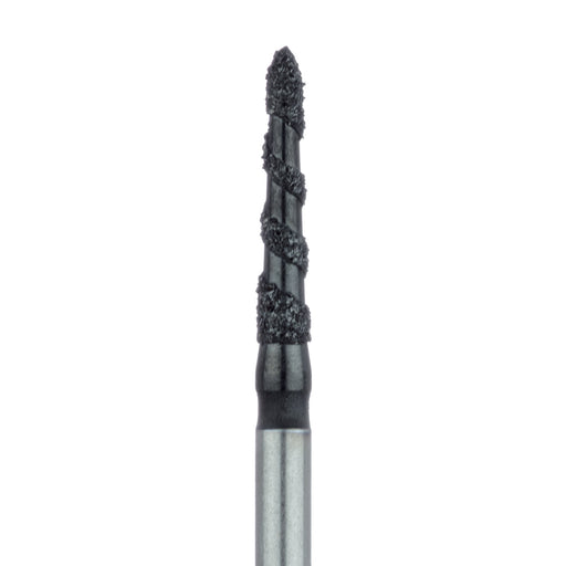 Black Cobra Diamond Bur, Modified Chamfer, 1.6mm Ø, Super Coarse, FG - B878-016-FG - Avtec Dental