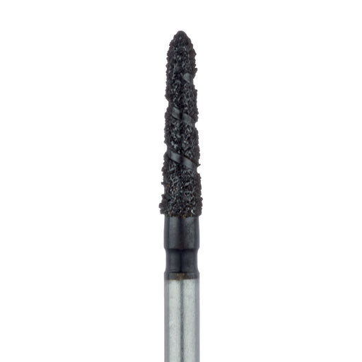 Black Cobra Diamond Bur, Modified Chamfer, 1.8mm Ø, Super Coarse, FG - B878-018-FG - Avtec Dental