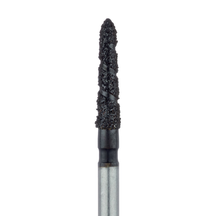 Black Cobra Diamond Bur, Modified Chamfer, 1.8mm Ø, Super Coarse, FG - B878-018-FG - Avtec Dental