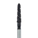 Black Cobra Diamond Bur, Modified Chamfer, 1.8mm Ø, Super Coarse, FG - B878-018-FG - Avtec Dental