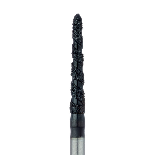 Black Cobra Diamond Bur, Long Modified Chamfer, 1.6mm Ø, Super Coarse, FG - B879-016-FG - Avtec Dental