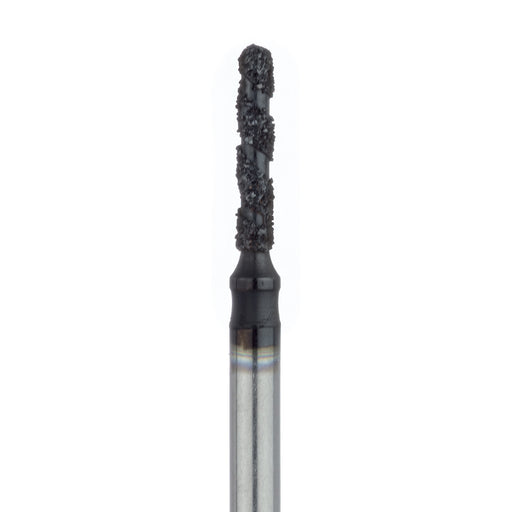 Black Cobra Diamond Bur, Round End Cylinder, 1.2mm Ø, Super Coarse, FG - B880-012-FG - Avtec Dental