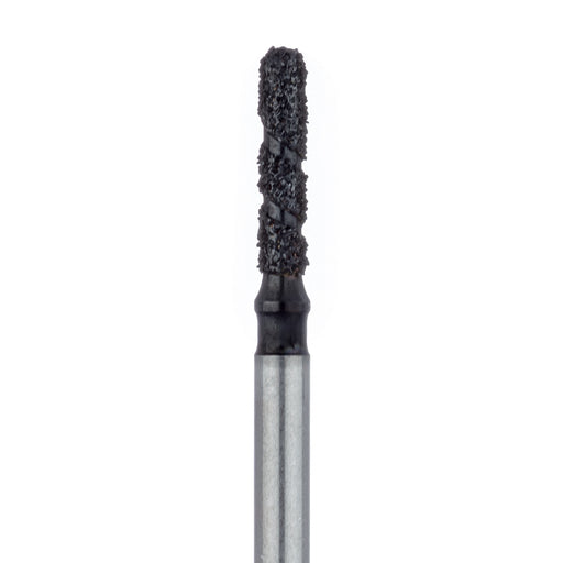 Black Cobra Diamond Bur, Round End Cylinder, 1.4mm Ø, Super Coarse, FG - B880-014-FG - Avtec Dental