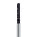 Black Cobra Diamond Bur, Round End Cylinder, 1.4mm Ø, Super Coarse, FG - B880-014-FG - Avtec Dental