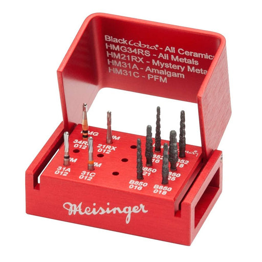 Black Cobra Complete Crown Removal Kit, Black Cobra Line - BC04 - Avtec Dental