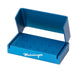 Bur Block, Anodized Aluminum, Blue, 3 Rows, 18 FG, Sterilizable - BL628FG - Avtec Dental