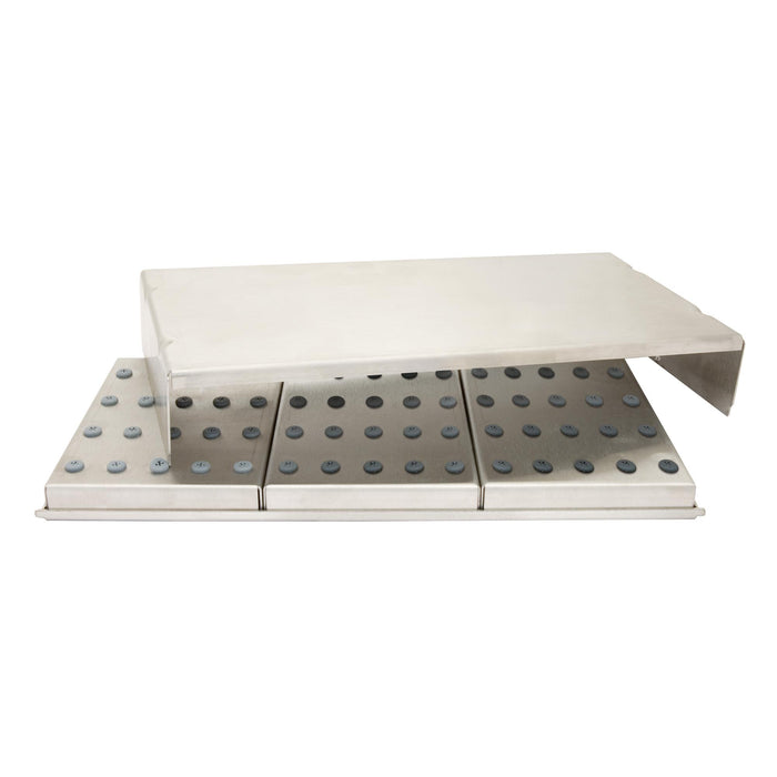 Bur Block, Stainless Steel with Grommets, 60 FG / RA, Non-Corrosive, Sterilizable - BS340 - Avtec Dental