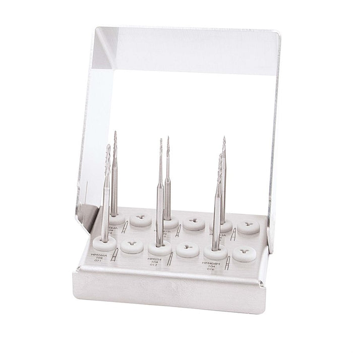 Surgical Kit 4 Conical Tungsten Carbide Burs - BSK04 - Avtec Dental